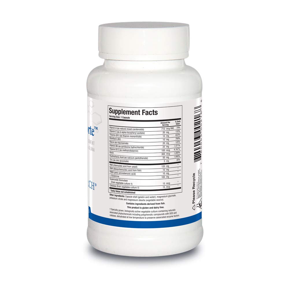 BIOTICS RESEARCH Nuclezyme-Forte RNA DNA B-Complex - 90 Capsules - image 2