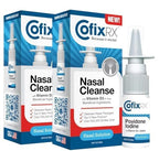 COFIXRX Nasal Cleanse Solution Spray with Povidone Iodine - 2 Pack