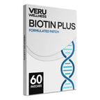 Veru Wellness Biotin Plus Patches with Vitamin B7 - 60 Count