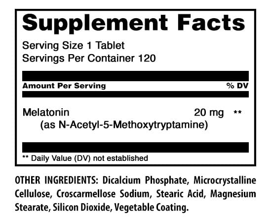 Amazing Formulas Melatonin Supplement