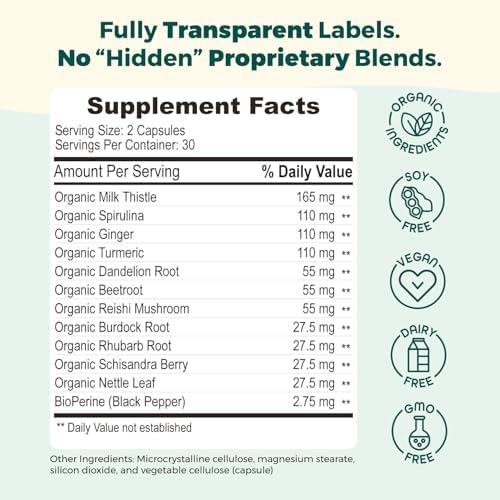 EdenBoost AlphaCleanse Liver Cleanse Detox & Repair - Milk Thistle - image 8