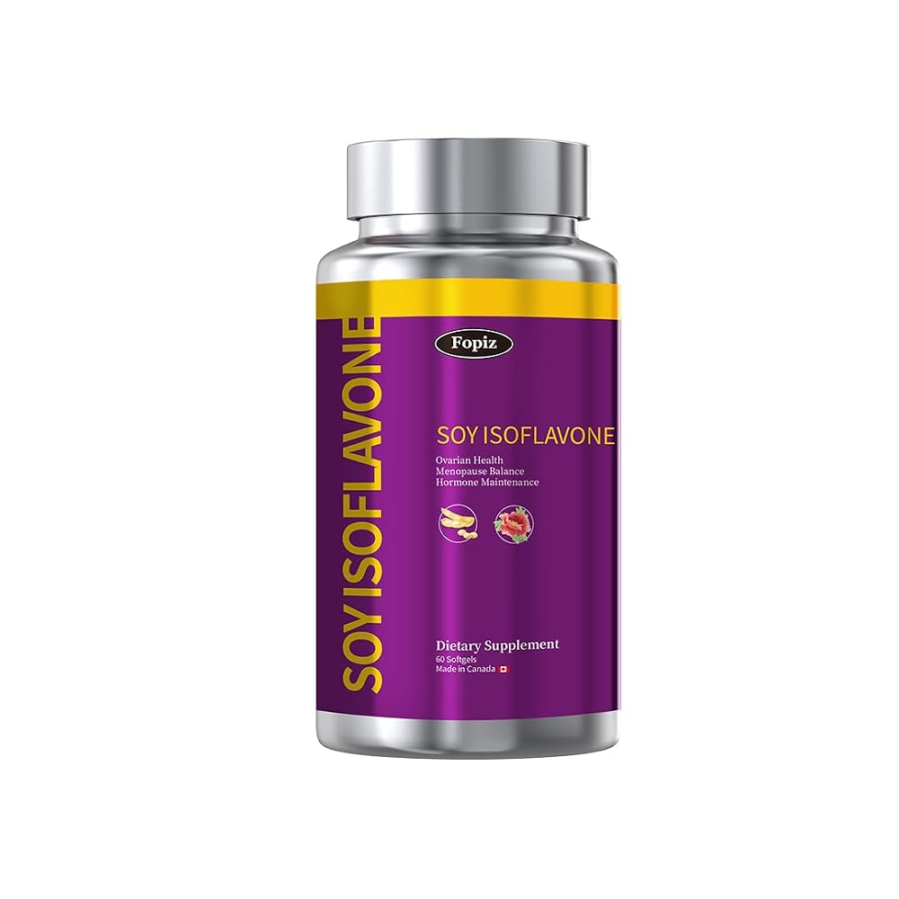 FOPIZ Soy Isoflavones Supplement - 60 Softgels