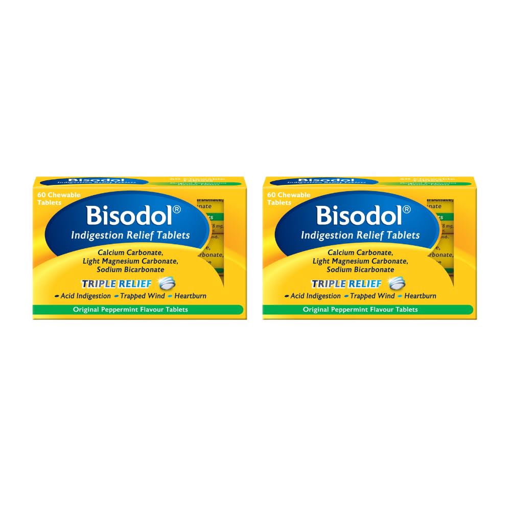Bisodol Indigestion Relief Tablets - 100 Tablets