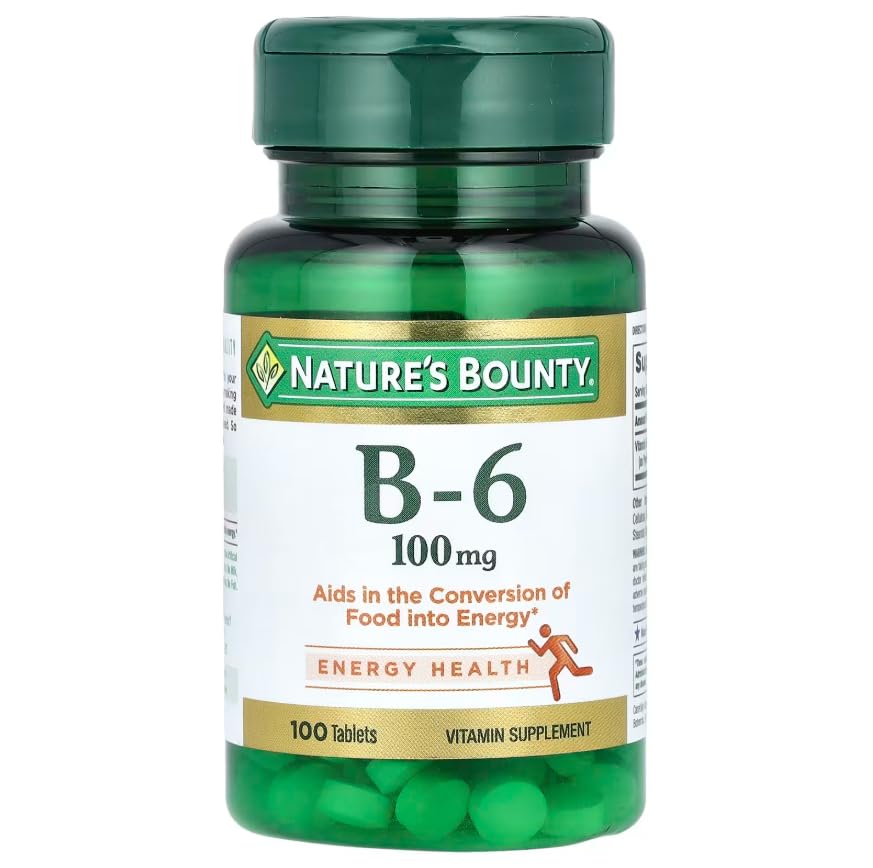 Nature's Bounty Vitamin B6 100mg - 100 Tablets - image 4