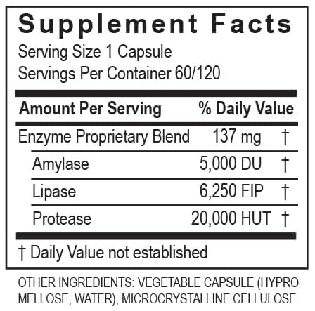 TRANSFORMATION LypoZyme Lipase Enzyme Supplement for Digestion - 120 Capsules - image 4