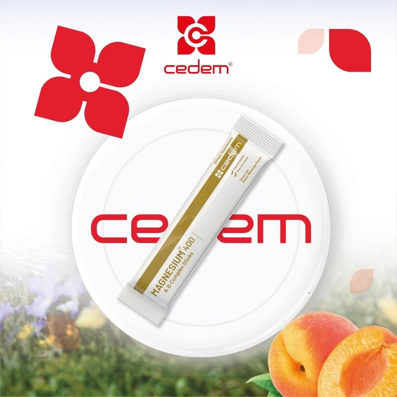 CEDEM Magnesium 400mg + B-Complex Powder Sticks - 20 Count - image 4