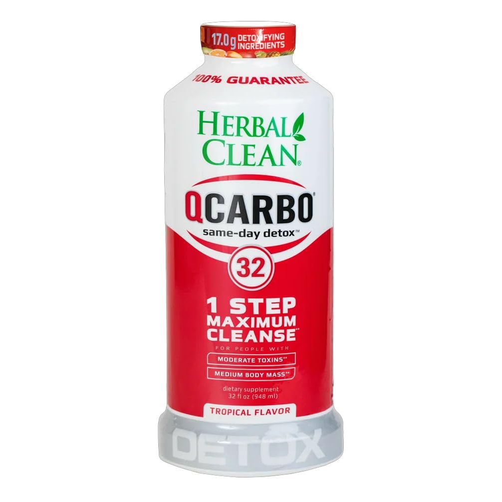 Herbal Clean Qcarbo32 Same-Day Detox Cleanse Drink (32 fl oz)
