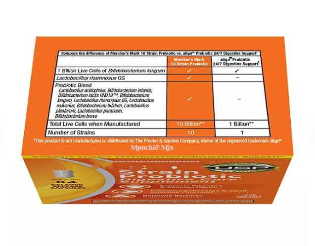 MUNCHIE MIX 10 Strain Probiotic Digestive Care Supplement - 84 Count - image 5