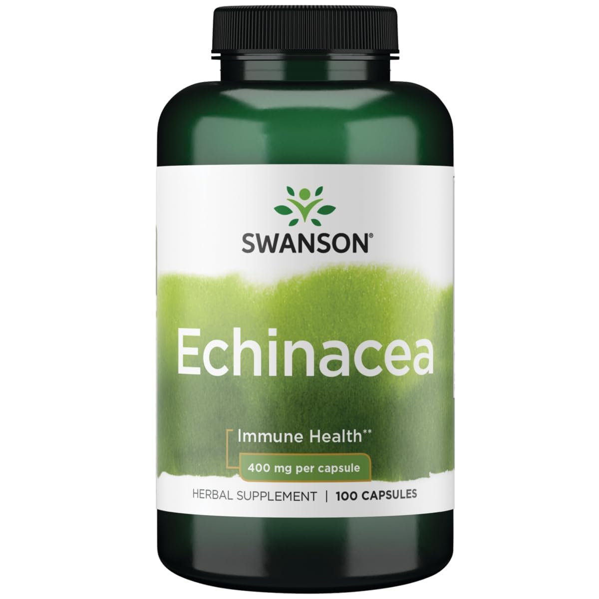 Swanson Echinacea 400 mg for Immune Support - 100 Capsules