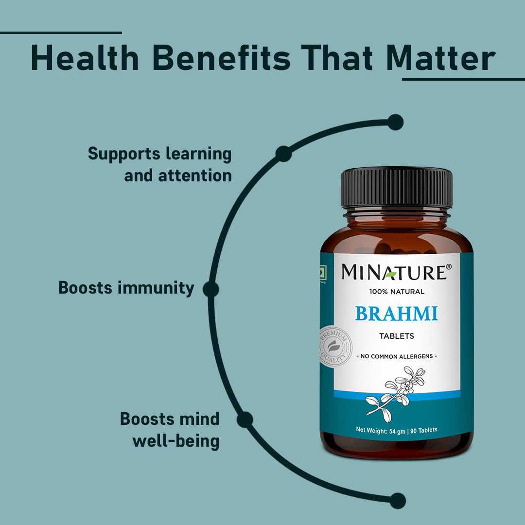 Minature Brahmi Tablets Bacopa Monnieri - 90 Tablets - image 4