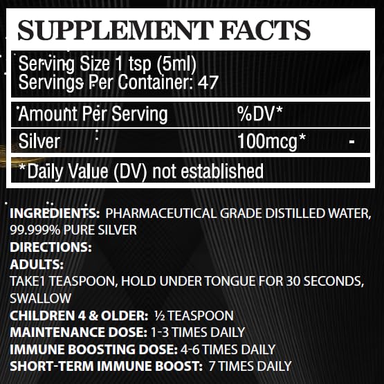 BioImmune Colloidal Silver Hydrosol Immune Support - 8 Fl Oz - image 7