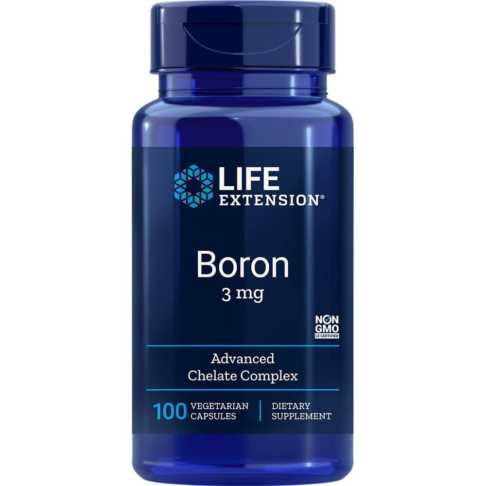 Life Extension DHEA 25mg and Boron 3mg - 100 Capsules