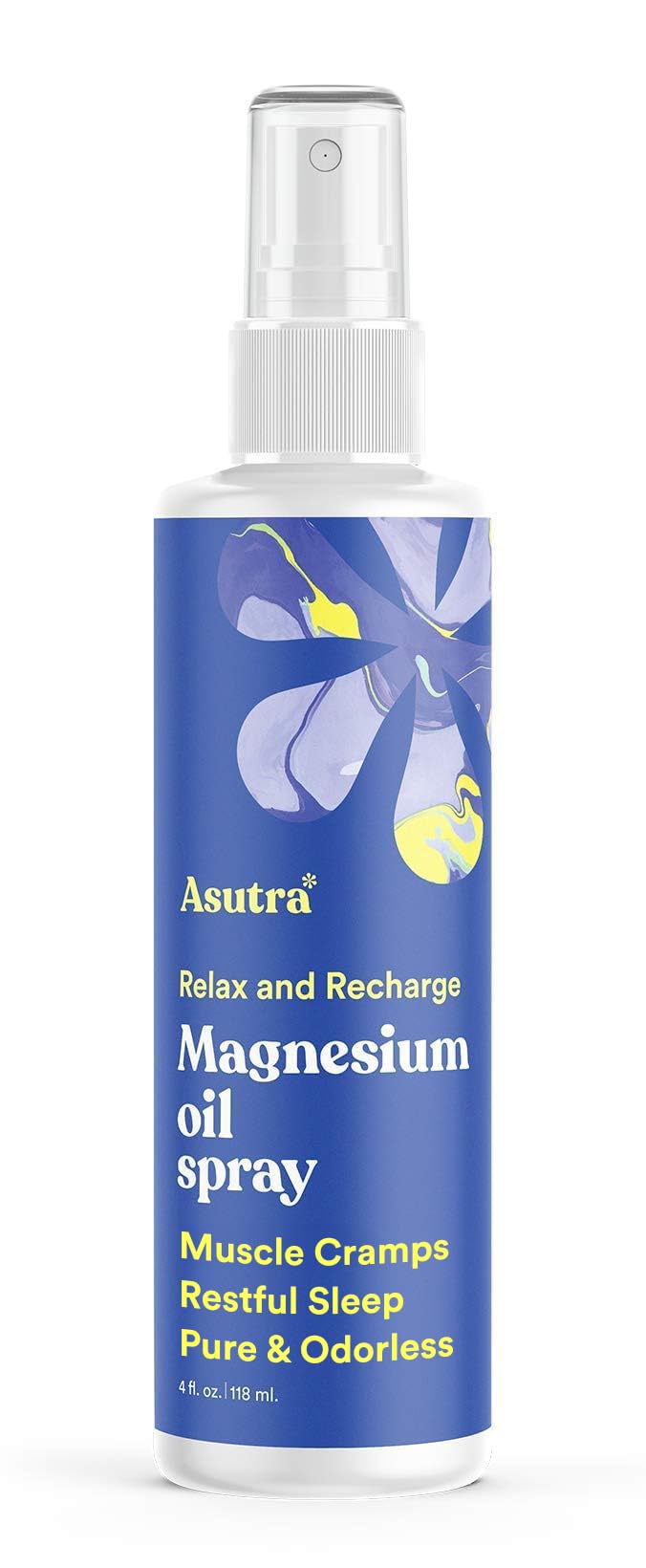 ASUTRA Zechstein Pure Magnesium Oil Spray for Sleep - 4 Fl Oz
