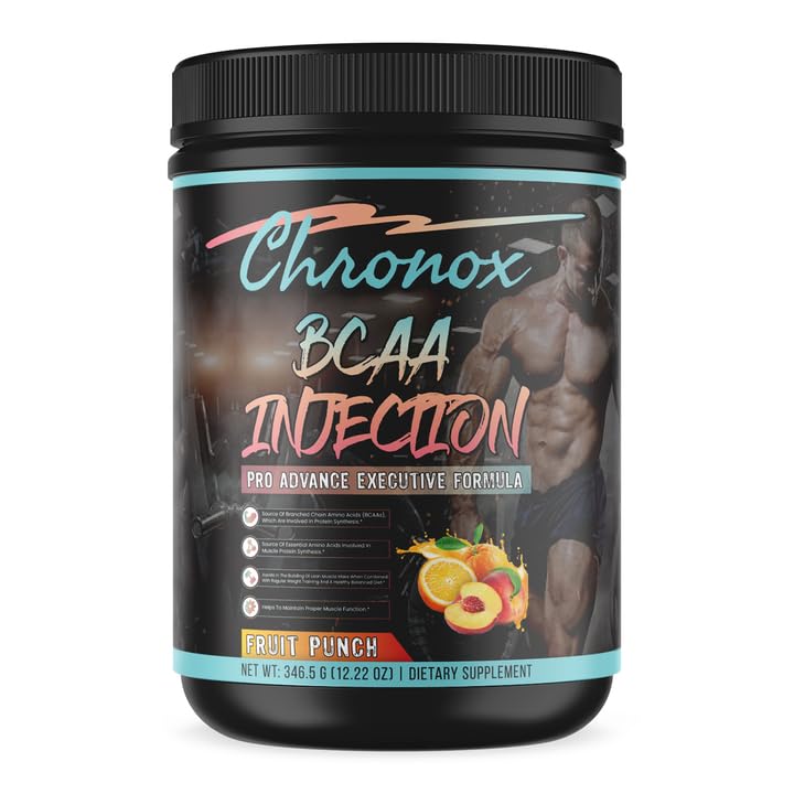 Chronox BCAA Amino Acids Energy Blend Fruit Punch - 12.22 OZ