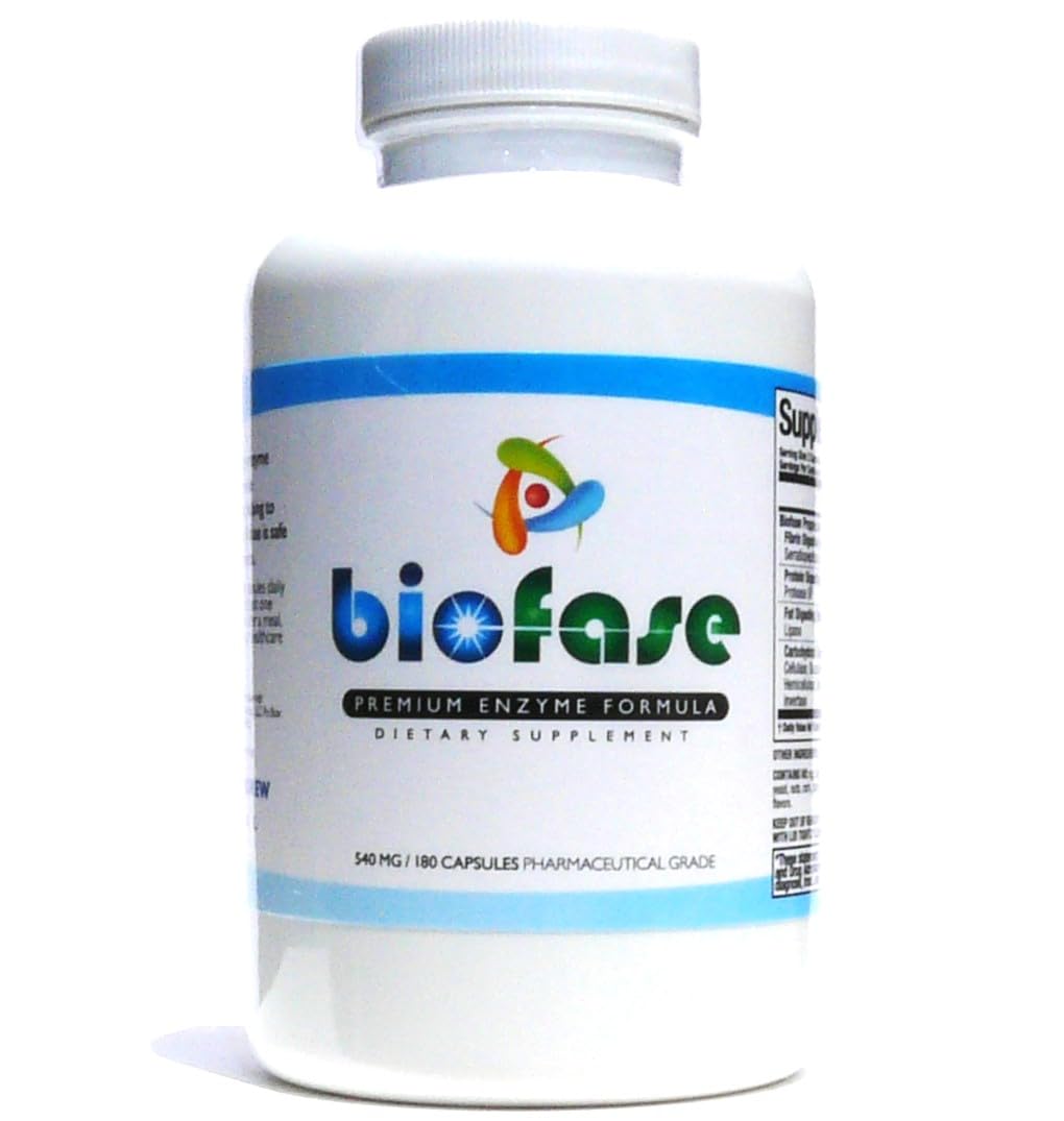 Biofase Premium Enzyme Formula Biofilm Defense - 180 Capsules