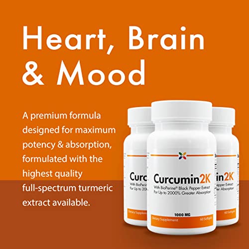 Stop Aging Now Curcumin2K Formula with Bioperine - 180 Vegetarian Capsules - image 2