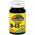 Nature's Blend Vitamin B12 100 mcg Tablets - 200 Count