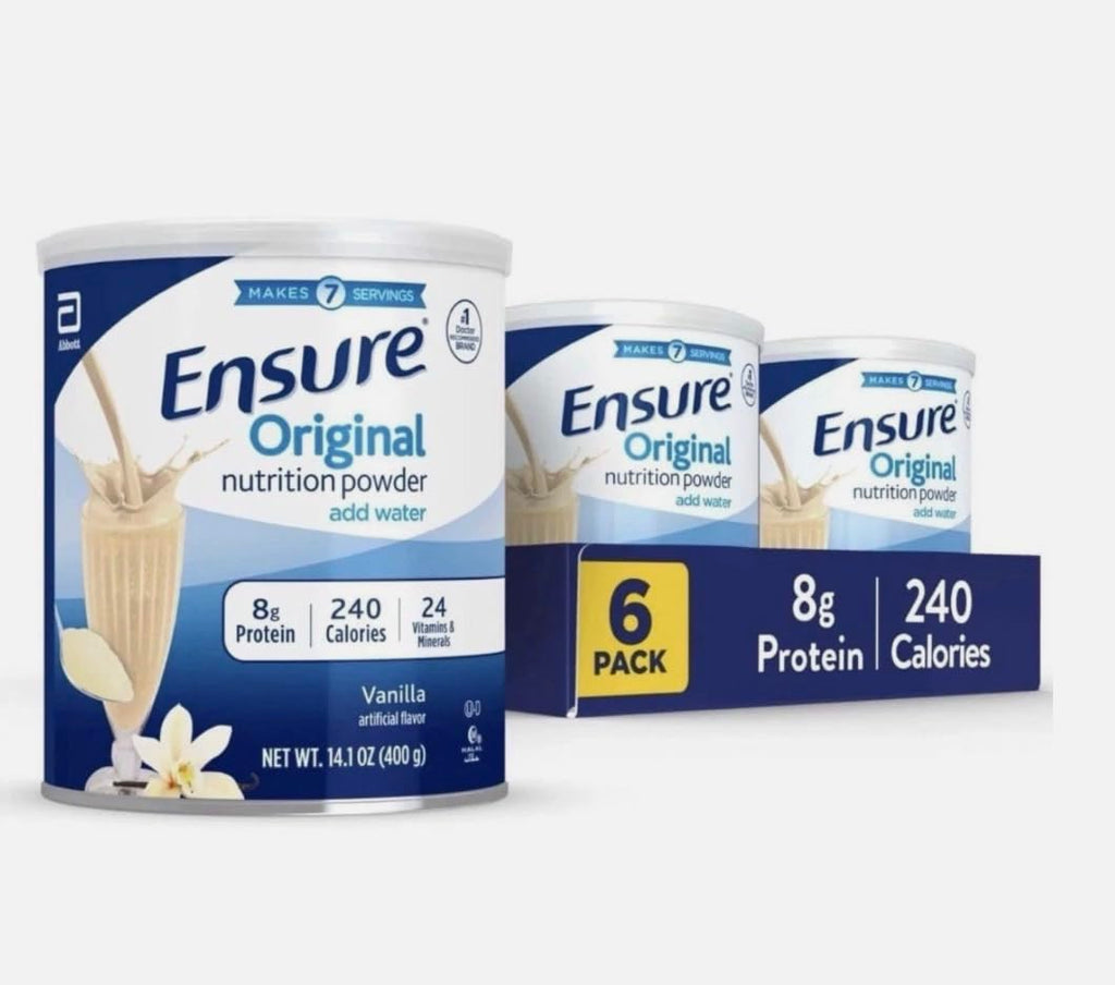 Abbott Ensure Original Vanilla Complete Balanced Nutrition Powder - 6 x 14 oz