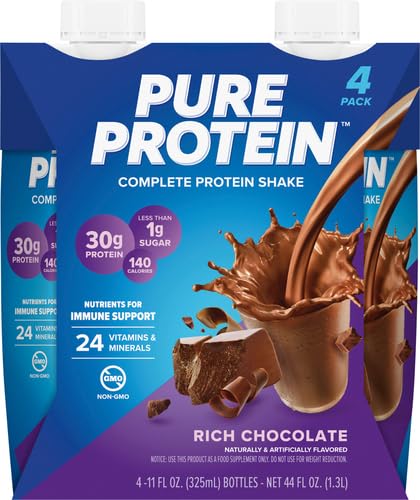 Pure Protein Chocolate Protein Shake 30g - 4 Pack - image 2