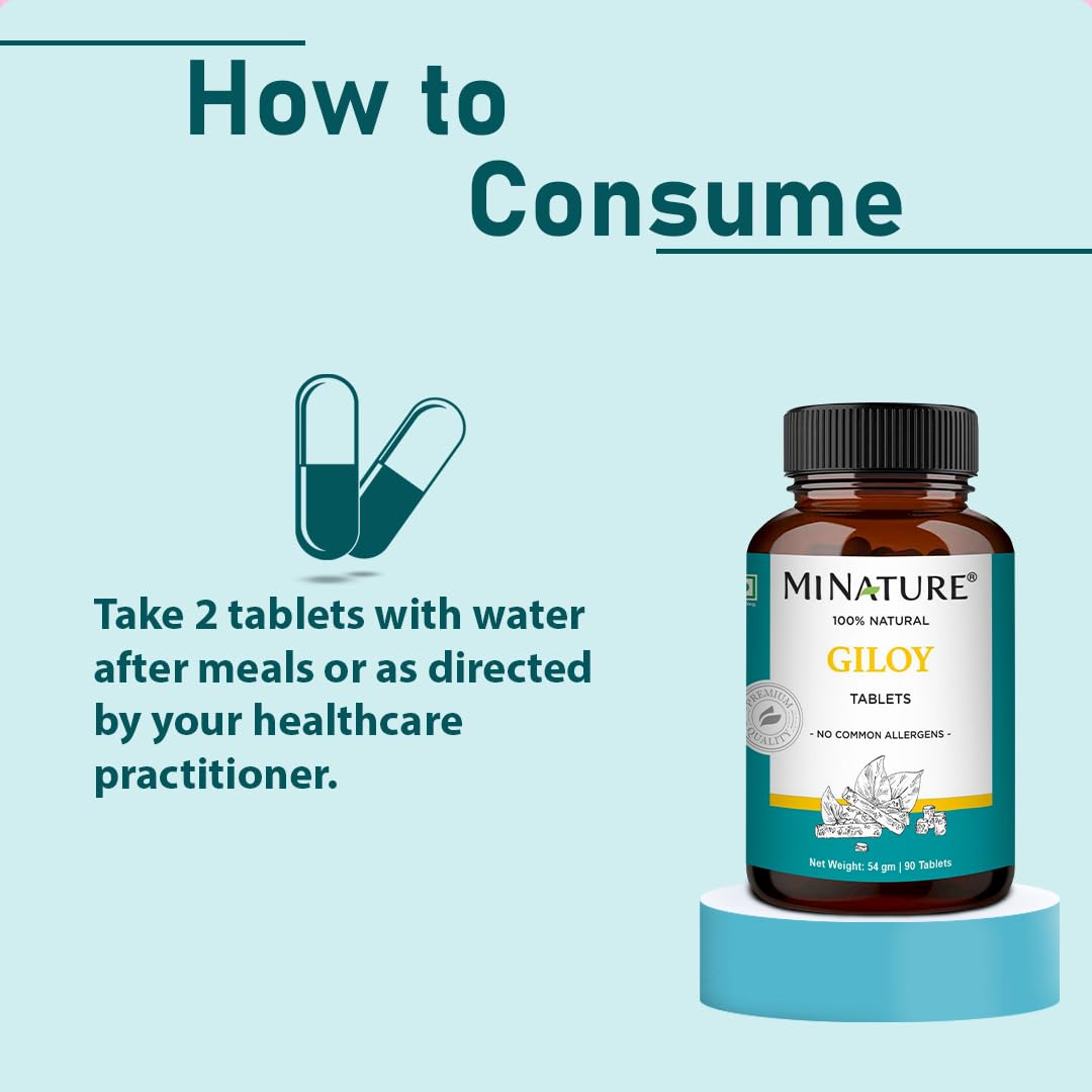 minature Giloy 1000 mg Natural Supplement - 90 Tablets - image 5