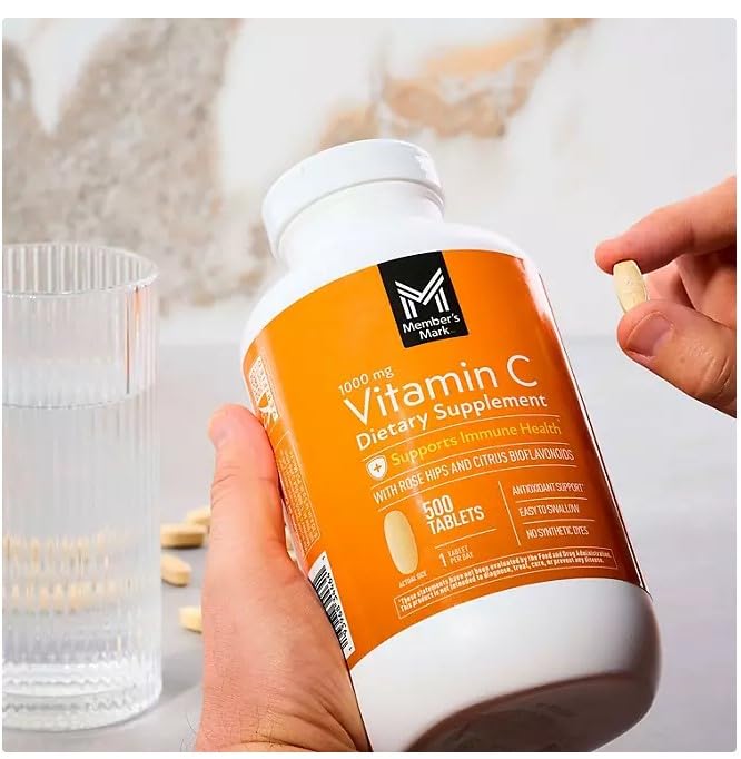 Member's Mark Vitamin C Plus Citrus Bioflavonoids & Rose Hips - 500 Tablets - image 5