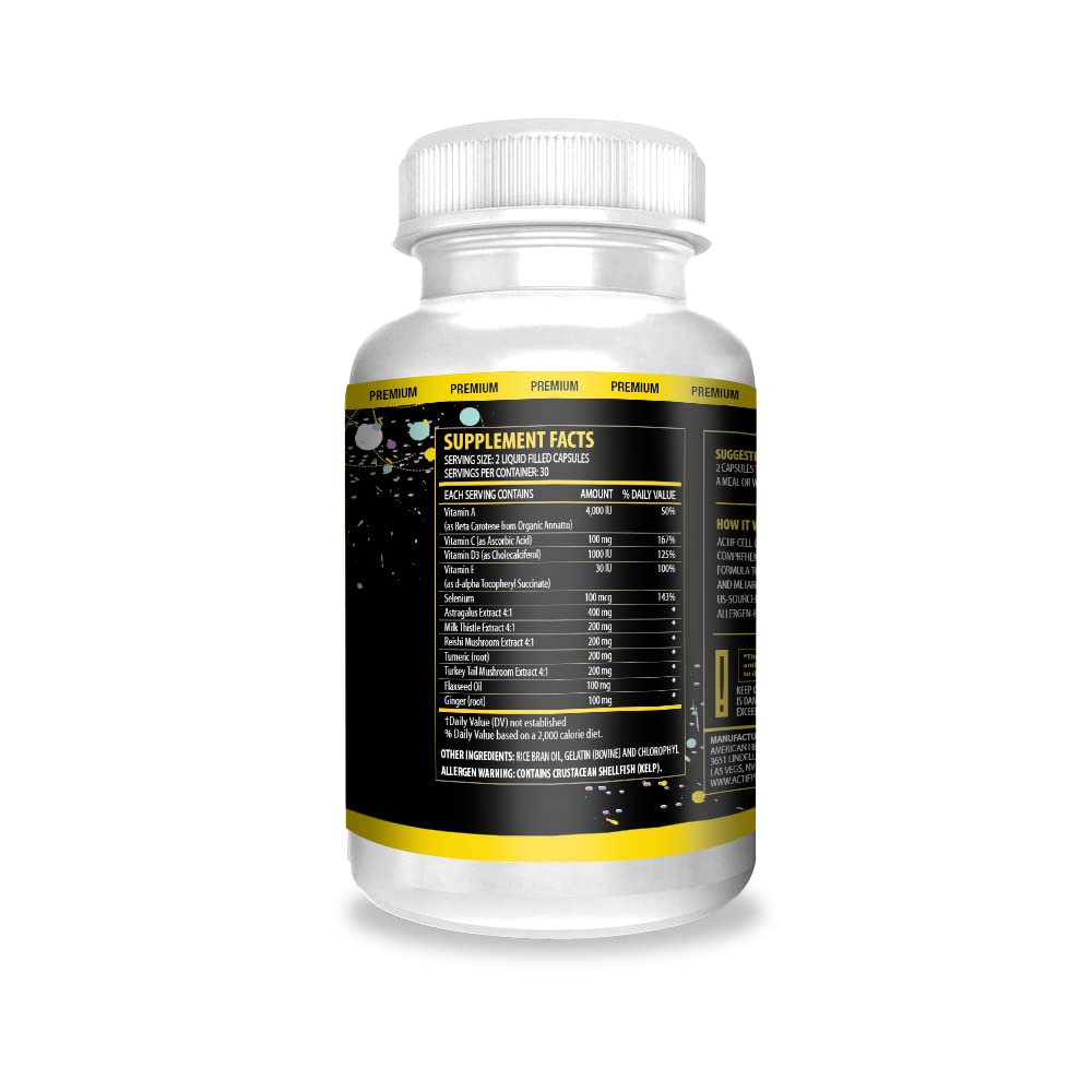 ACTIF Cell Division Support Maximum Strength - 90 Capsules - image 3