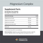 Professional Formulas Magnesium Complex - Magnesium as Citrate