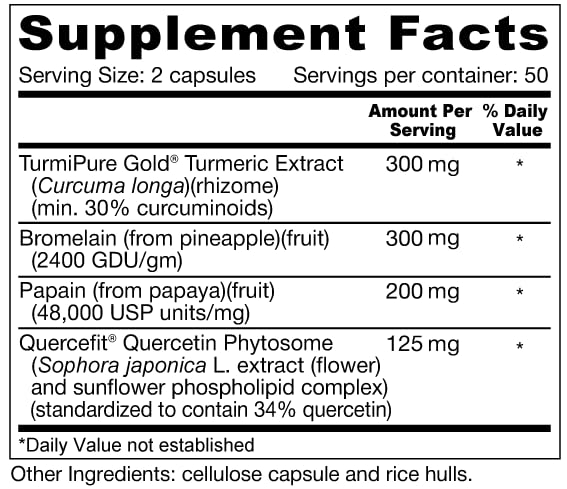 Wellness Resources Repair Plus Turmeric Curcumin with Quercetin - 100 Capsules - image 4