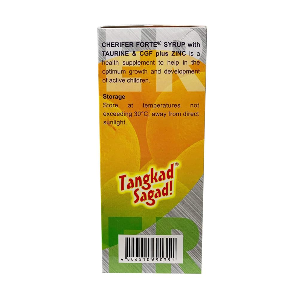Cherifer Forte Syrup with Zinc and Taurine - 240 ml - image 2