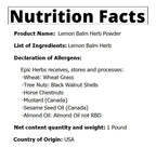 Generic Lemon Balm Herb Powder - 1 lb - image 3