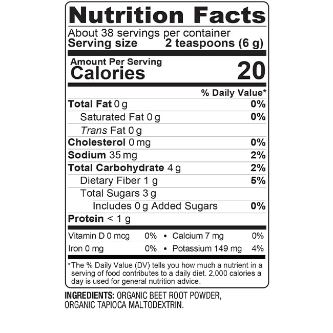 BareOrganics Beet Root Powder Organic Superfood - 8 oz - image 2