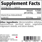 New Roots Herbal Vitamin D3 2,500 IU - 90 Vegetarian Capsules - image 2