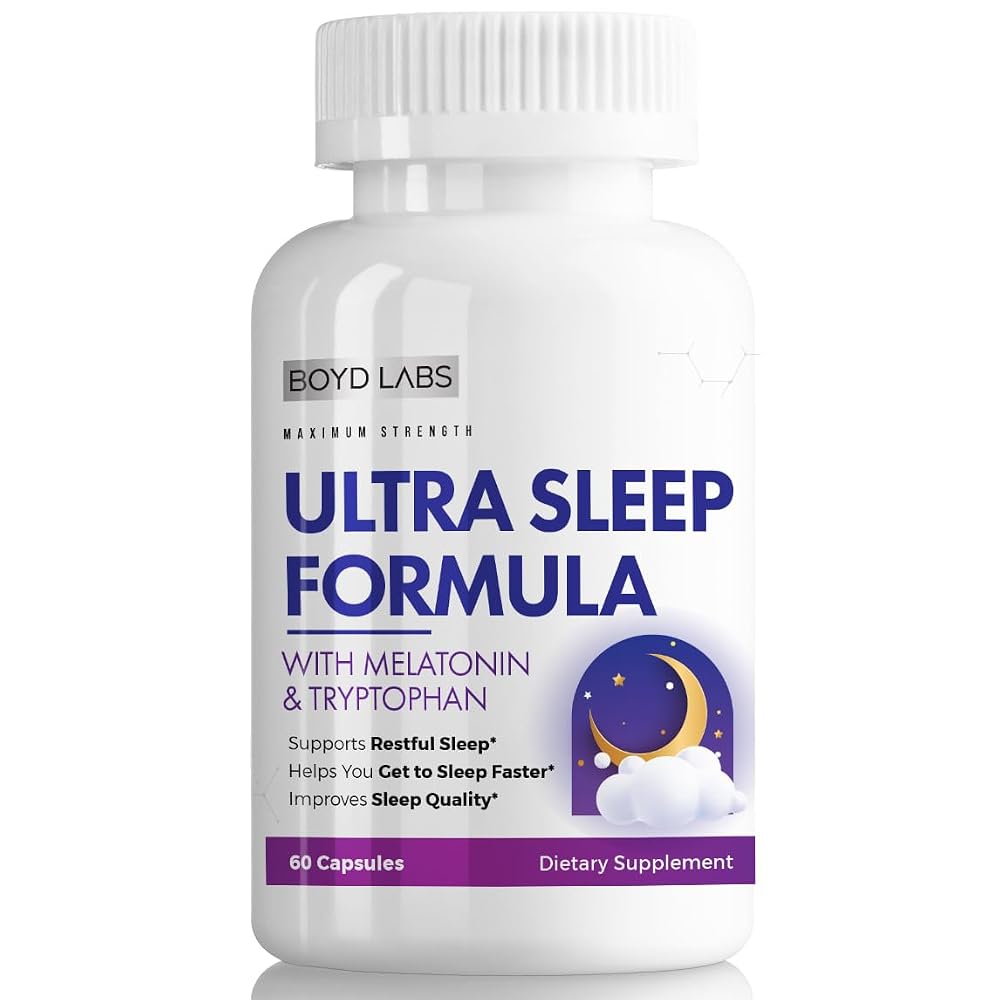 Boyd Labs Ultra Sleep Formula with Melatonin and L-Tryptophan - 60