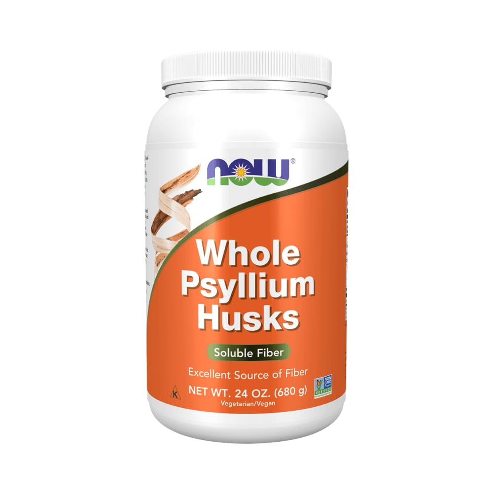 NOW Foods Whole Psyllium Husks Soluble Fiber - 24 oz