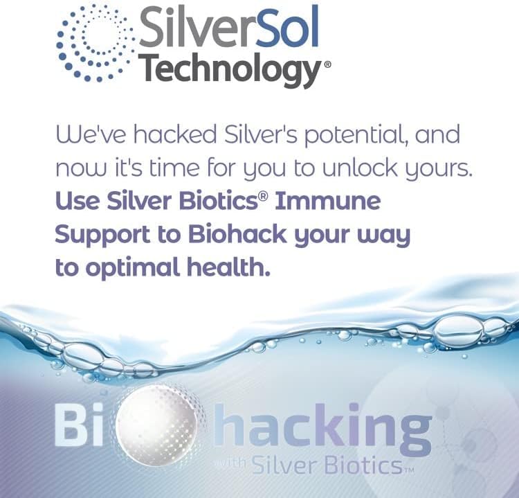 American Biotech Labs Silver Biotics Colloidal Silver 10 PPM - 64 Fl Oz - image 2