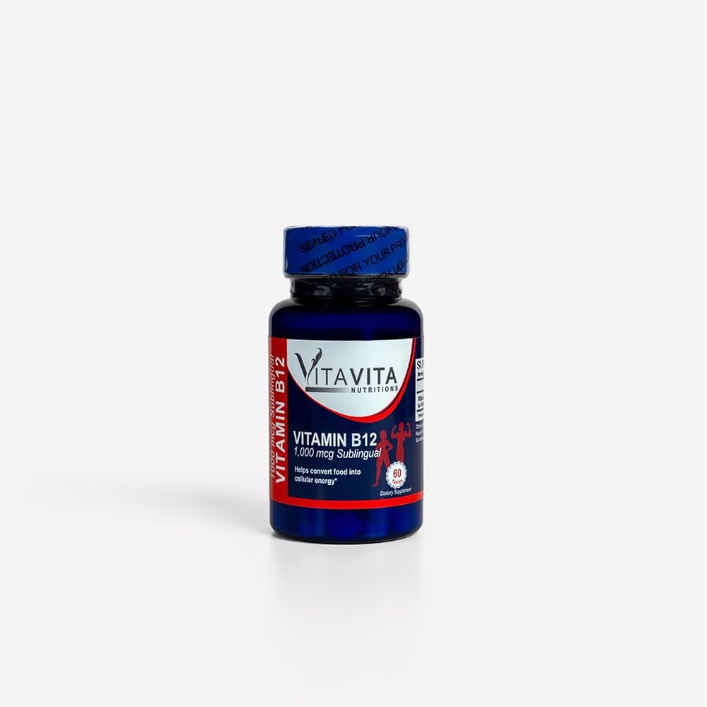 VitaVita Nutritions Vitamin B12 1,000 mcg Sublingual - 60 Tablets