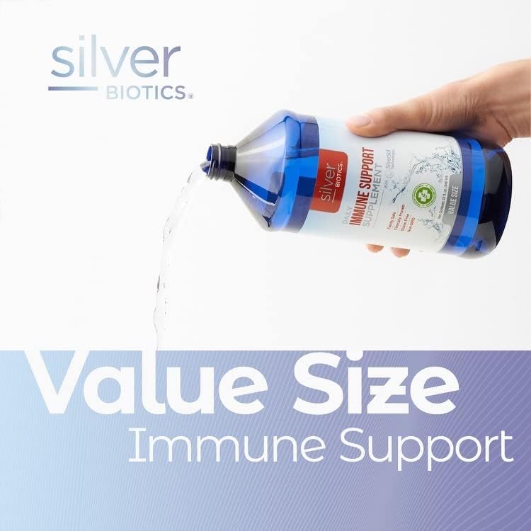 American Biotech Labs Silver Biotics Colloidal Silver 10 PPM - 64 Fl Oz - image 3