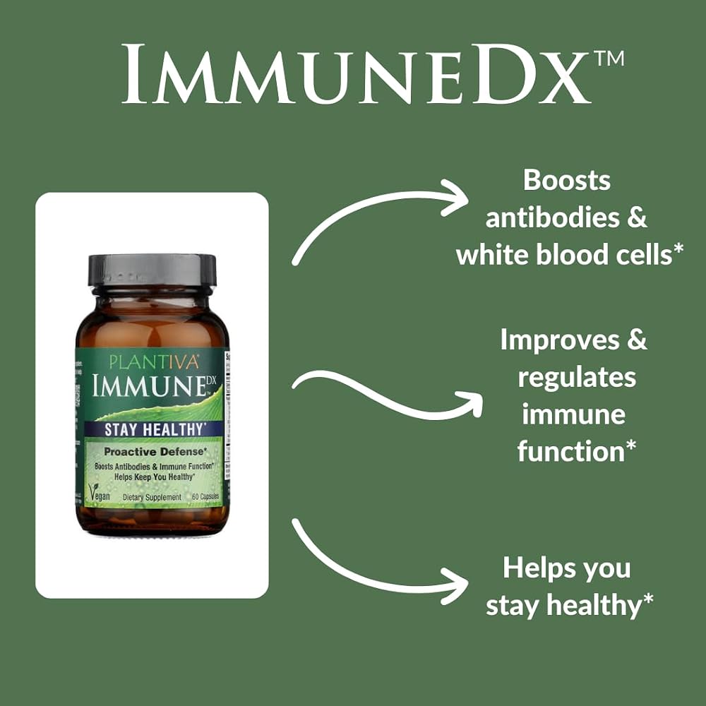 Plantiva ImmuneDx Immune Support Herbal Supplement - 60 Capsules - image 4