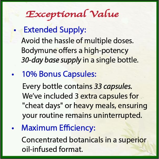 Bodymune Blood Sugar Blend - 30 Capsules - image 8