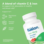 Bariatric Fusion Iron Quick Melt Melon Berry - 90 Tablets - image 2