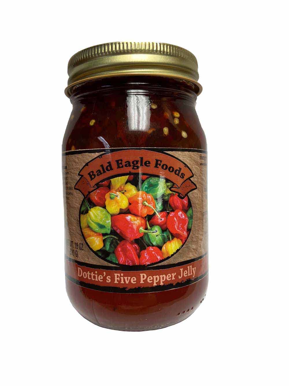 Bald Eagle Foods Five Pepper Jelly - 18 Ounces