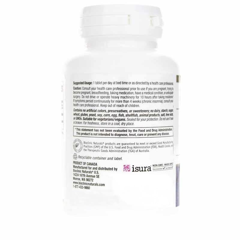 Bioclinic Naturals Melatonin Time Release 5 mg - 60 Tablets - image 4