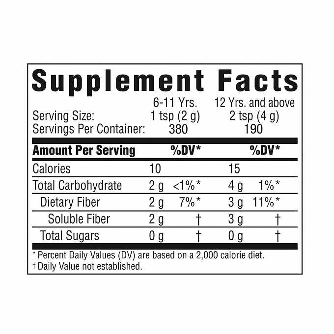 Benefiber Fiber Supplement Powder Sugar Free - 190 Servings - image 4