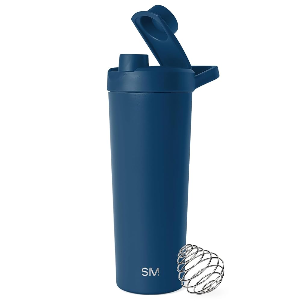 Simple Modern Stainless Steel Shaker Bottle with Ball