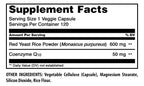 Amazing Nutrition Red Yeast Rice 600 mg Plus CoQ-10 - 120 Capsules - image 2