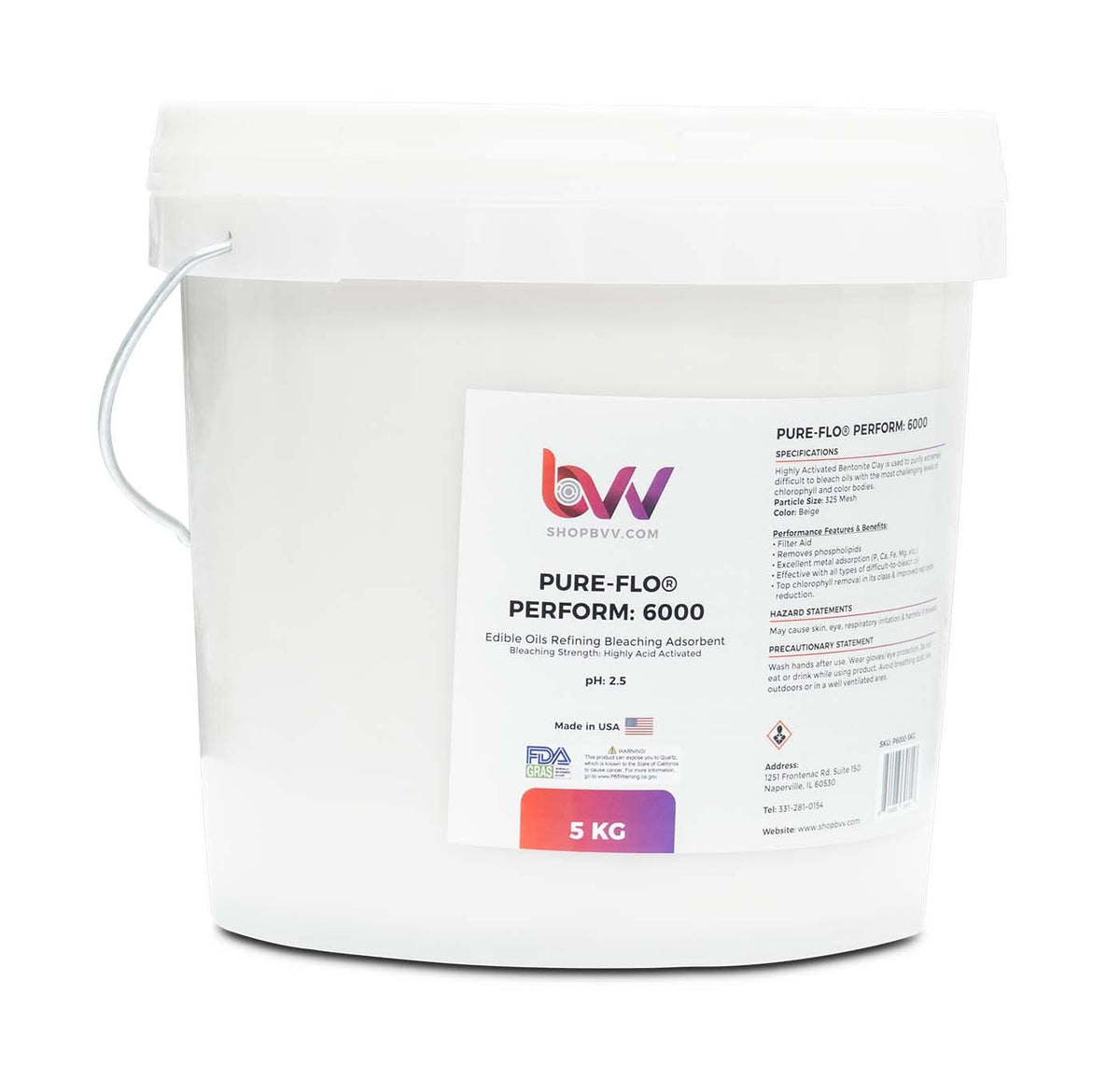 BEST VALUE VACS BVV Pure-Flo Perform 6000 Highly Activated Bleaching