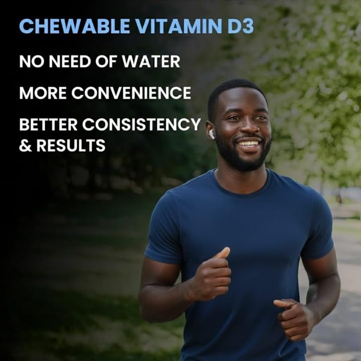 Generic Vitamin D3 10000 IU Chewable Tablets - 60 Tablets - image 4