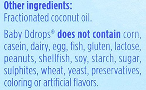 Ddrops Liquid Vitamin D3 400 IU Drops for Infants - 180 Drops - image 2