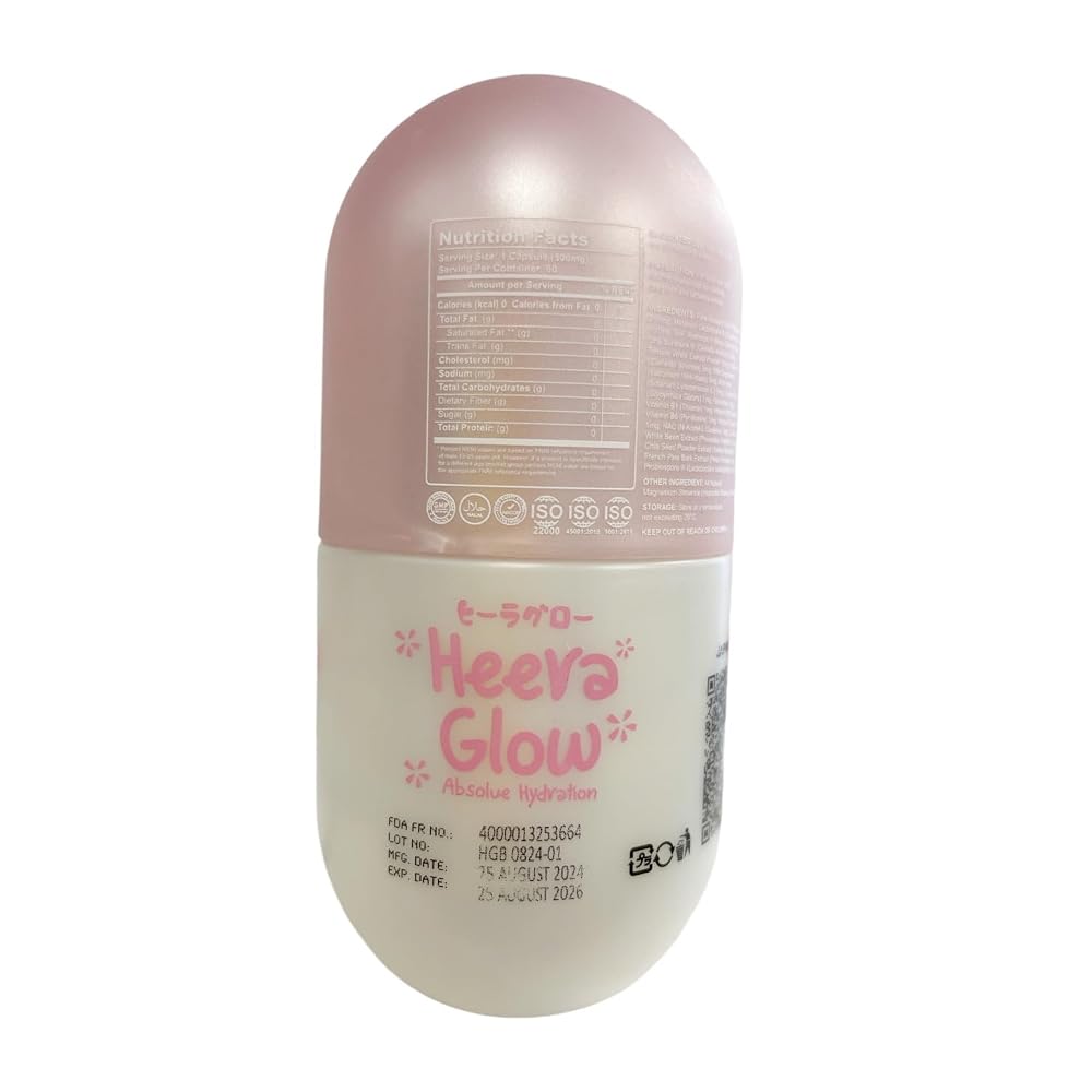 Generic Heira Glow Absolute Hydration Glutathione Collagen Capsules - 60 Count - image 3