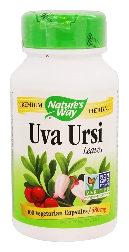 Nature's Way Uva Ursi Leaves 480 mg - 100 Capsules